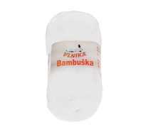 Příze BAMBUŠKA - 50g / 205 m bílá