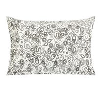 Povláček krepový - 40x60cm na zip ( pouze povlak ) Květ šedá