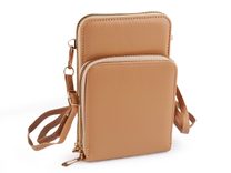 Peněženka s kapsou na mobil přes rameno crossbody 11,5x18cm