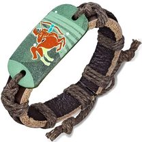 Kožený náramek Střelec th-fbk657