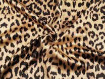 Satén elastický zvířecí vzor METRÁŽ