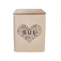 Dóza Sůl SRDCE O0160 - 11,5 x 11,5 x 14 cm
