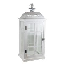 Dřevěná lucerna D6493/B - výška 68 cm