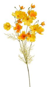 Uměla rostlina kosmos 90 cm - žlutá
