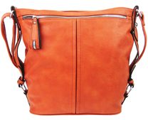 Moderní velká crossbody kabelka 74-MH oranžová