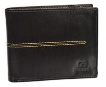 Čokoládově hnědá pánská kožená peněženka RFID v krabičce