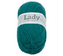 Příze LADY de Luxe - 100g / 238 m petrolejová