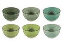 Keramická miska, 6 ks 371511 - dia14×9 cm