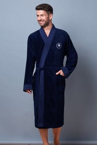 Pánský župan Fabio dark blue