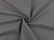 Teplákovina bavlněná nepočesaná jednobarevná METRÁŽ