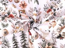 Vánoční bavlněná látka / plátno METRÁŽ