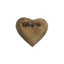 Srdce mango Miluji tě O0336 - 7 × 7 × 3 cm