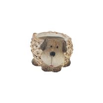 Dekorační květináč pes X3795 - 13.5 x 9.5 x 7.5 cm