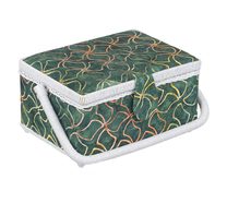 BOX na šití - 24x17,5x13 cm zelená