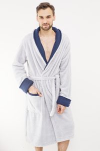 Pánský župan Mark světle šedý