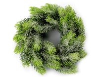 Umělý vánoční věnec zasněžený Ø25 cm