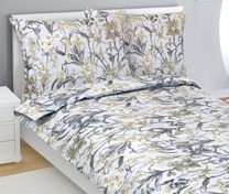 Povlečení bavlněné Šedá,Béžová 90/951