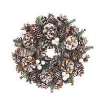 Věnec s přírodními dekoracemi P1389/1 - Ø25 cm