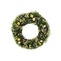 Věnec s dekoracemi P1361 - dia 25 x 8 cm