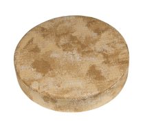 Sedák KULATÝ - průměr 40 cm Hadí kůže hnědá