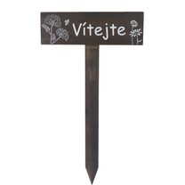 Dekorační zápich VÍTEJTE D5966 - 25 × 1,5 x 8/45 cm