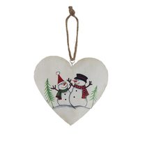Vánoční srdce k zavěšení K3798 - 12 cm