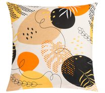 Polštářek ADÉLA - 40x40 cm Oblázky oranžová