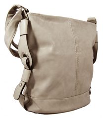 Dámská crossbody kabelka D1050 světlá latté