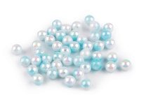 Plastové korálky s mermaid efektem Ø8 mm 20 g