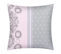 Povláček bavlněný Růžová,Šedá,Bílá 90/133B 40x40 cm