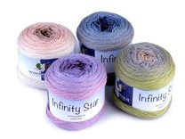 Pletací příze Infinity Star 150 g s jemným lurexem