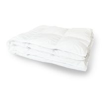 COMFORT Péřová prošívaná přikrývka - bílá 140x200 cm