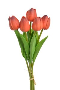 Tulipán pěnový (5 ks) - cihlová 30 cm