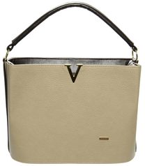 Béžovo-hnědá elegantní kabelka S623