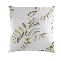 Povlak na polštář flanelový 40x40cm VĚTVIČKA zelená