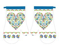 Kuchyňská chňapka 2 ks Srdce