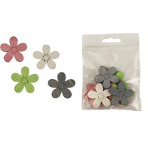 Dekorační kytky, 12 ks D3737 - dia 4 x 0,2 cm