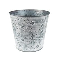 Květináč plechový K3523/2 - dia 14 × 12 cm