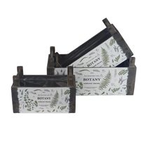 Dřevěný obal s plastem D7071/A - 23 cm