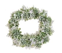 Věneček sukulent - bílozelená 19 cm