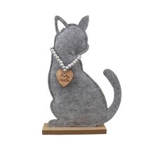 Dekorační kočka X3876/3 - 28 x 4 x 45 cm