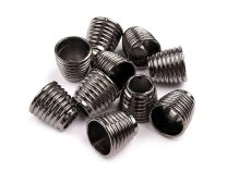 Kovová koncovka na šňůru Ø6,7 mm 10 ks