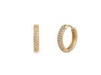 Náušnice z nerezové oceli s broušenými kamínky