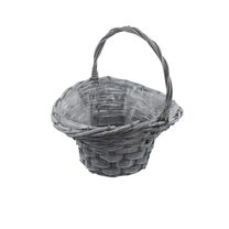 Koš dekorační s plastem P2227/A - 23 x 20 x 13/ 14/26 cm