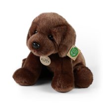 Plyšový pes labrador sedící 30 cm