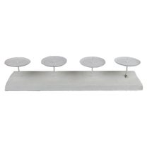 Dekorační svícen na 4 svíce D5611-01 - 40 × 10 × 8 cm