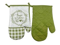 Kuchyňská chňapka 2 ks Home zelená 18x27 cm