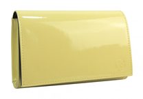 Dámské psaníčko SP105 světle žlutý lak GROSSO