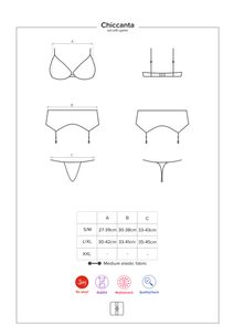 Souprava Corazone top+ thong - Obsessive