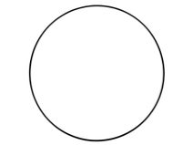 Kovový kruh pro lapač snů Ø30 cm